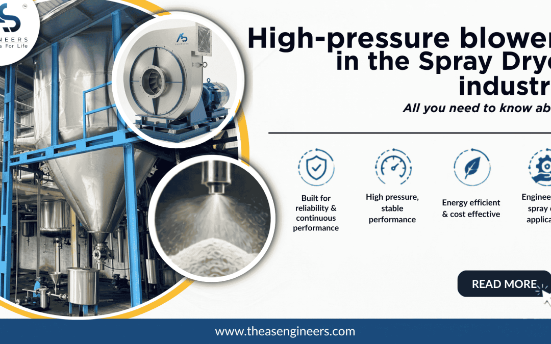 High Pressure Blowers in the Spray Dryer Industry: Selection, Airflow, and Process Reliability