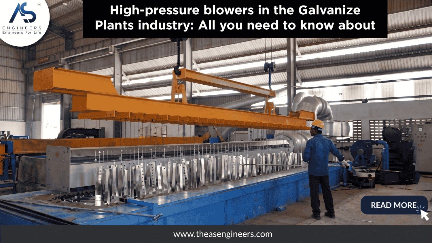 High-pressure blowers in the Galvanize Plants