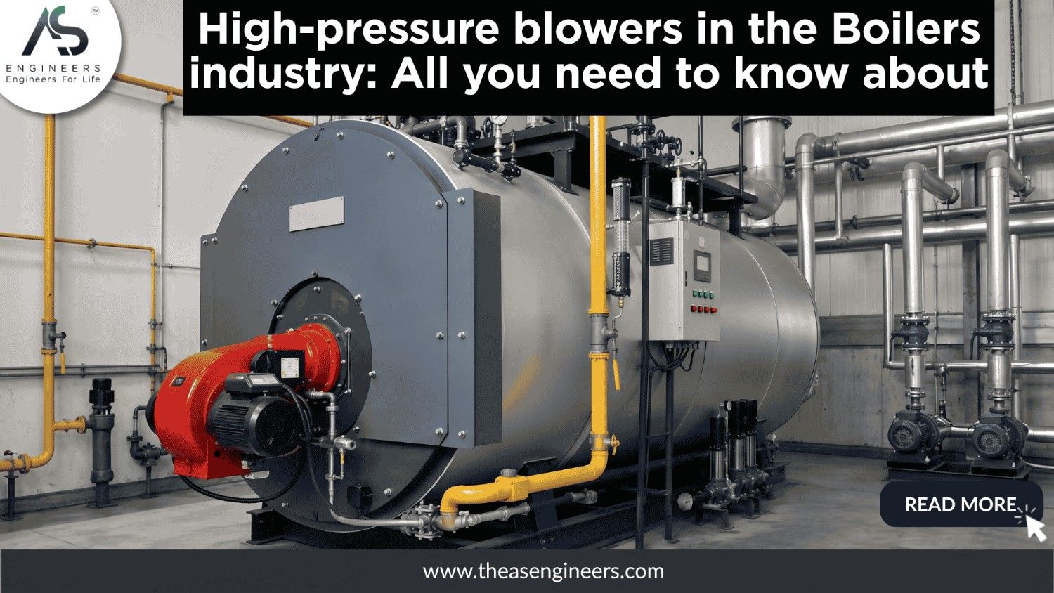 High-pressure blowers in the Boilers